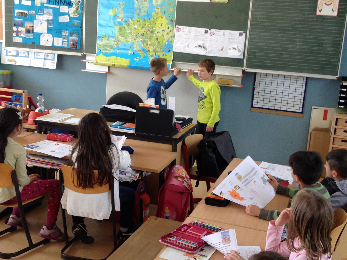 Europa-Projekttag 1. Schuljahr